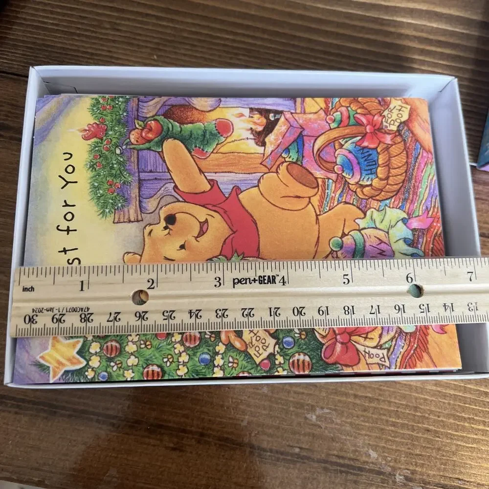 Image Arts Disney Winnie the Pooh 24 Assorted Holiday cards/envelopes 8 designs